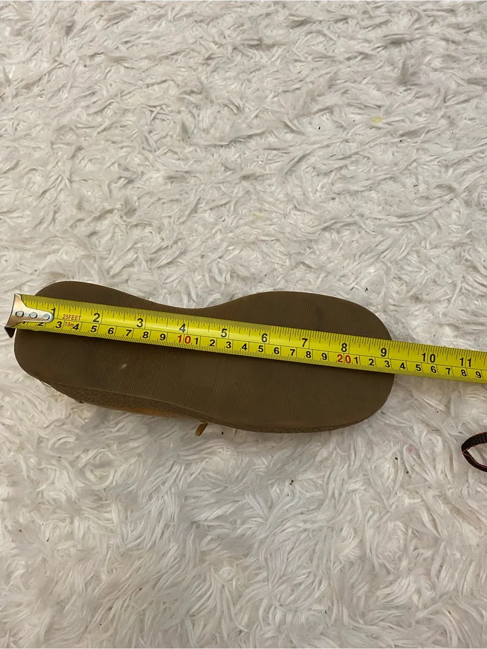 SODA 1990s tan platform shoes loafers vintage womans size 7